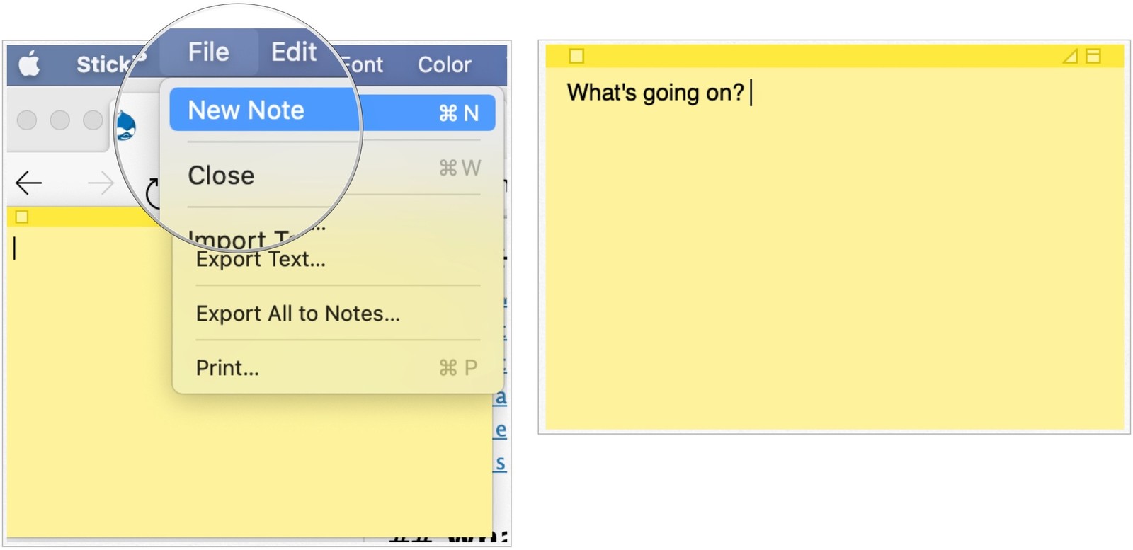 best sticky note for mac